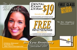 Marketing Postcards on Dental Postcards Marketing Door Hangers